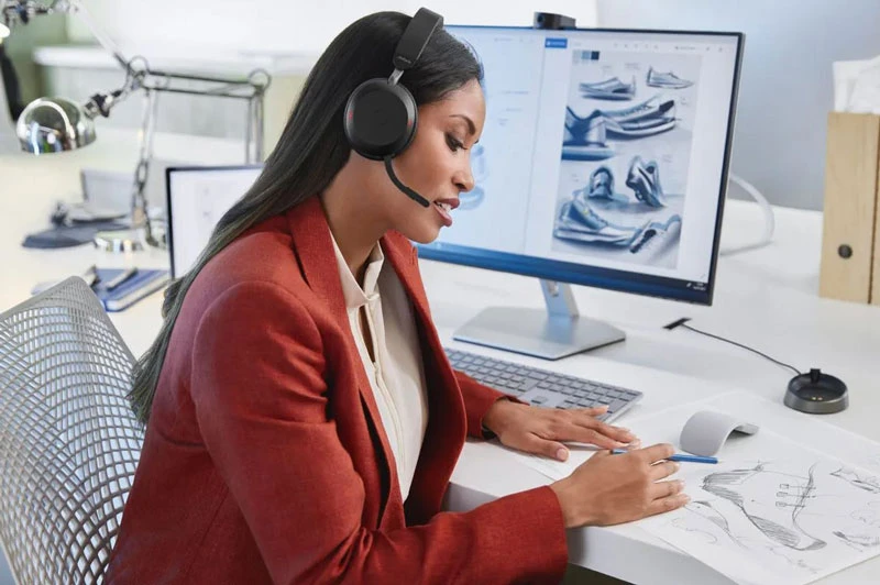 Tai nghe over ear Jabra Evolve2 75