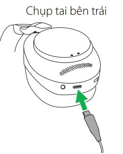 Sạc bằng cáp sạc USB