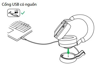 Sạc bằng đế sạc (phụ kiện tùy chọn)