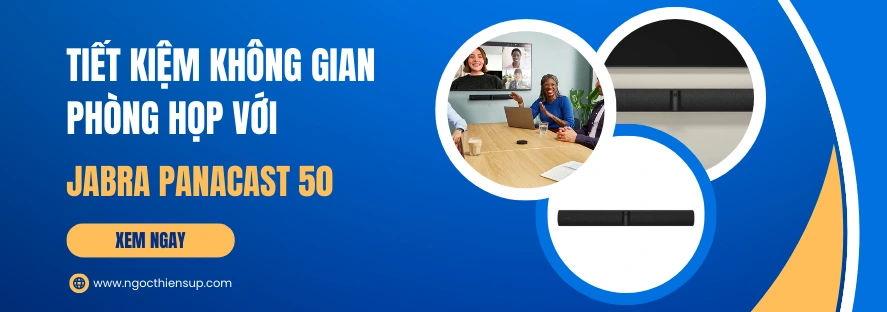 Tiết kiệm không gian phòng họp với Jabra Panacast 50