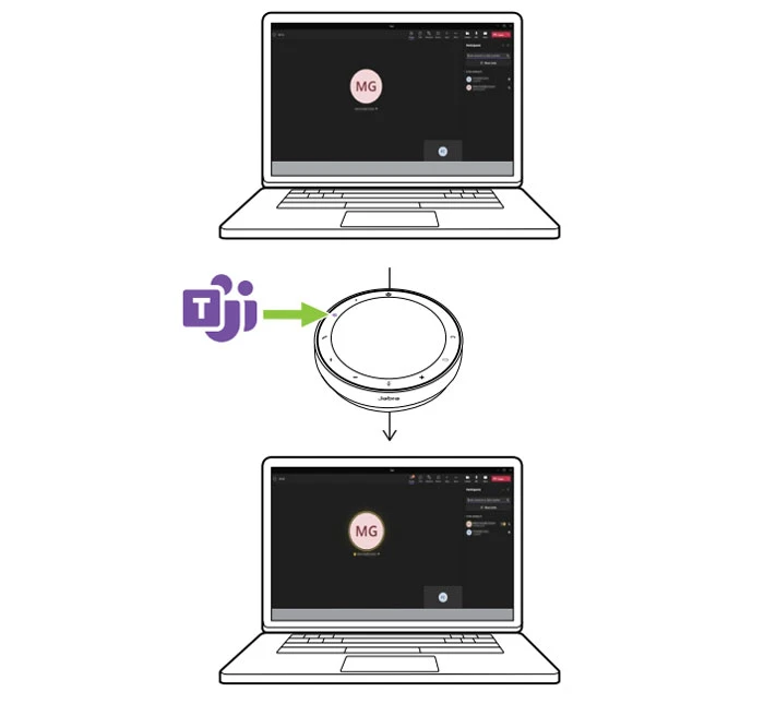 Giơ/hạ tay khi đang họp trong Microsoft Teams