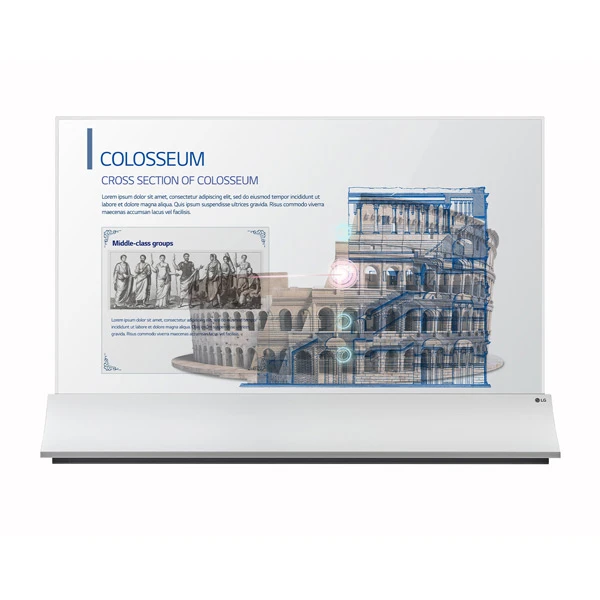 Màn hình OLED trong suốt LG 55EW5PG-S