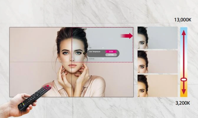 Điều chỉnh màu sắc dễ dàng