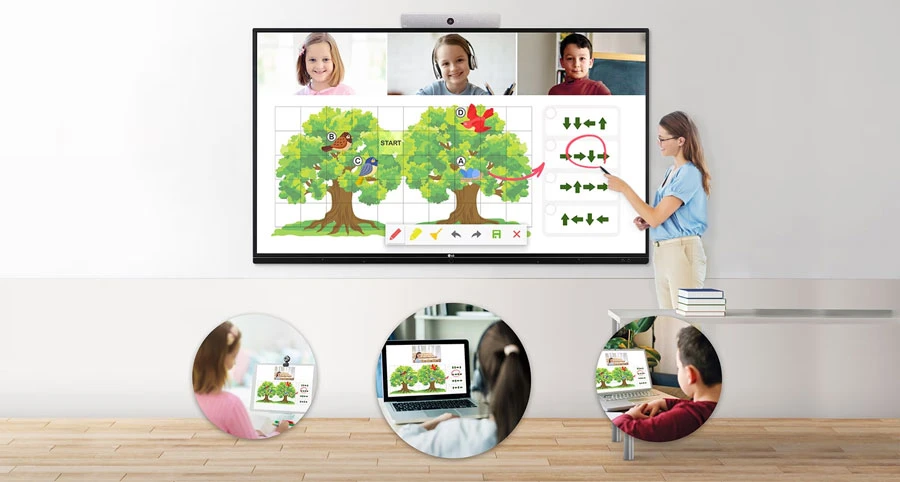 Màn hình tương tác thông minh 55 inch LG 55TR3BG-BX