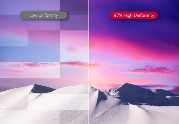 Chất lượng hình ảnh đồng nhất