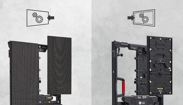 Thao tác từ cả mặt trước và mặt sau