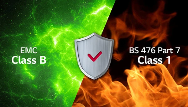 Chứng nhận EMC Class B & Thiết kế chống cháy