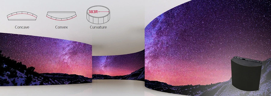 Màn hình LED đường cong linh hoạt