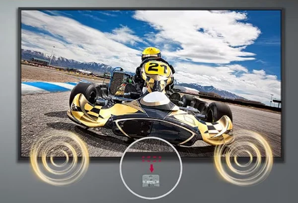 Logo có thể tháo rời và loa tích hợp