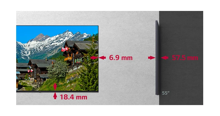 Thiết kế mỏng tinh xảo