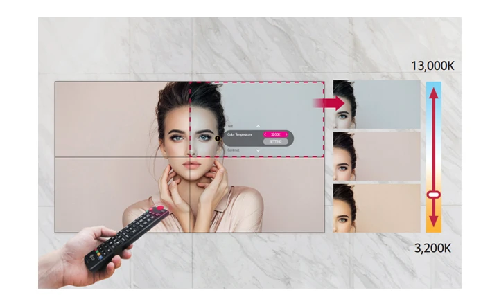 Điều chỉnh màu sắc dễ dàng