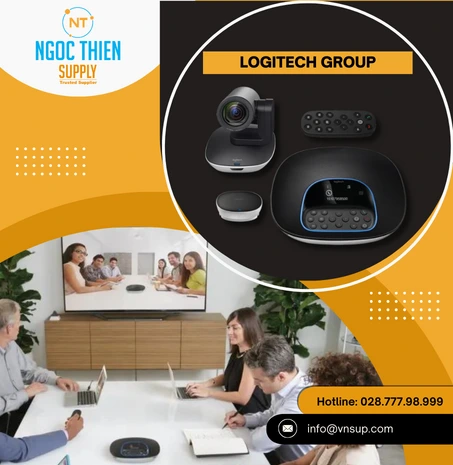 Bộ thiết bị họp trực tuyến Logitech Group