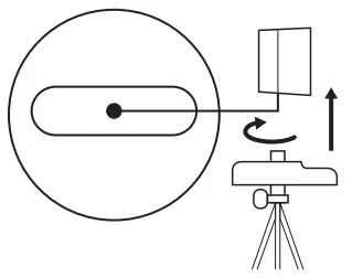 Giữ chặt webcam trên giá ba chân của bạn bằng cách vặn nó vào sợi chỉ ¼ inch.