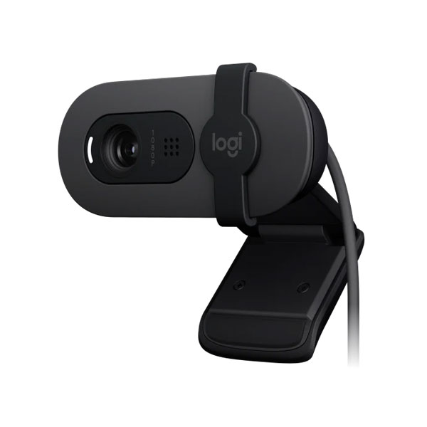 Webcam hội nghị Logitech Brio 100 | Màu Graphite (Than chì)