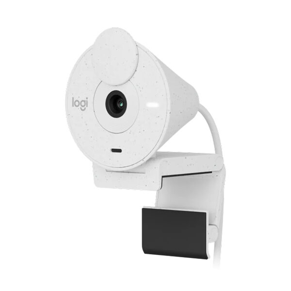 Webcam hội nghị Logitech Brio 300 - Màu Off-white (Trắng nhạt)