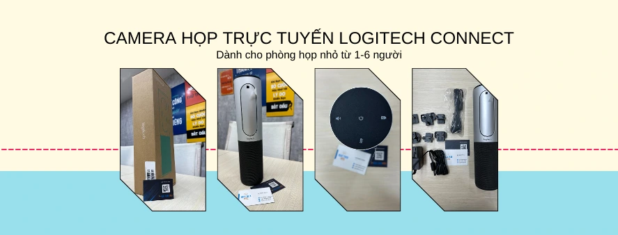 Camera họp trực tuyến Logitech Connect cho phòng nhỏ