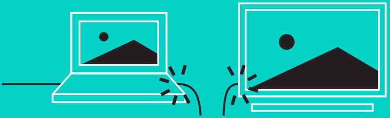 Tùy chọn: kết nối máy tính với màn hình bên ngoài như TV, màn hình hoặc máy chiếu