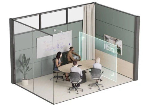 Tự động đóng khung hình nhóm người trong phòng