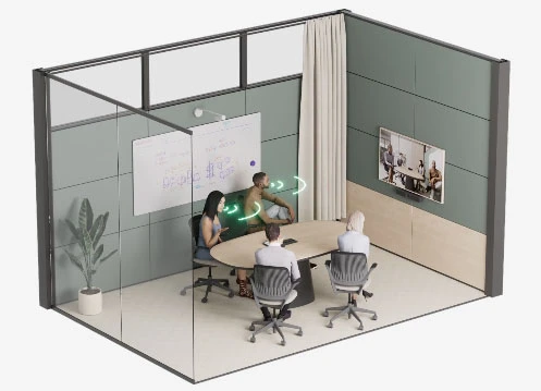 Loại bỏ các tác động không mong muốn của tiếng vọng hoặc âm thanh kém trong không gian lớn hoặc trong phòng có bề mặt cứng, để giúp cho giọng nói trở nên rõ ràng và sắc nét hơn.