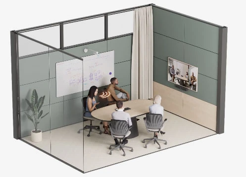 Loại bỏ các tác động không mong muốn của tiếng vọng hoặc âm thanh kém trong không gian lớn hoặc trong phòng có bề mặt cứng, để giúp cho giọng nói trở nên rõ ràng và sắc nét hơn.