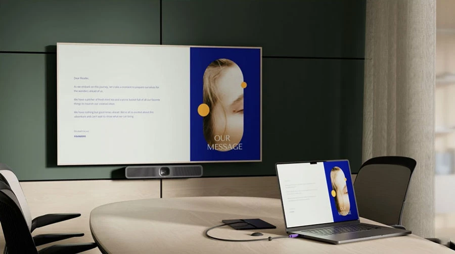 Sử dụng phụ kiện tùy chọn, Dây USB chủ động, để tận dụng Chế độ Thay thế DisplayPort và trải nghiệm sự đơn giản với một dây cáp để triển khai chỉ BYOD. Không cần trình điều khiển, thiết bị USB và nhiều dây.