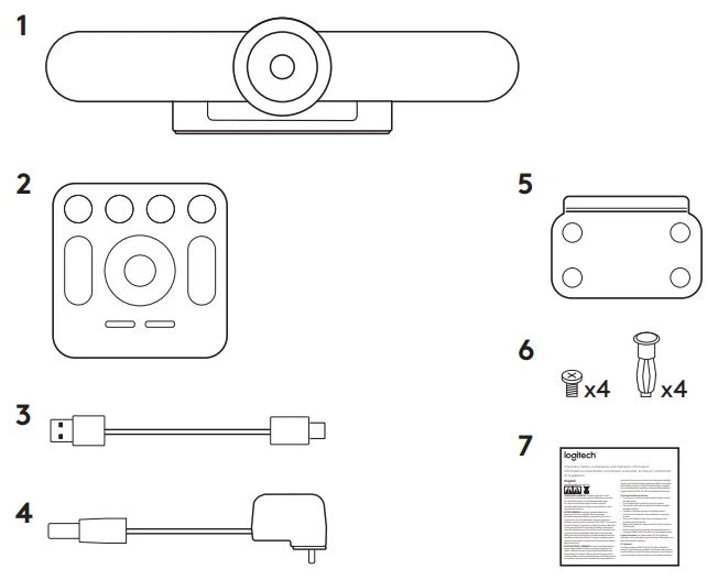 Camera hội nghị truyền hình Logitech MeetUp