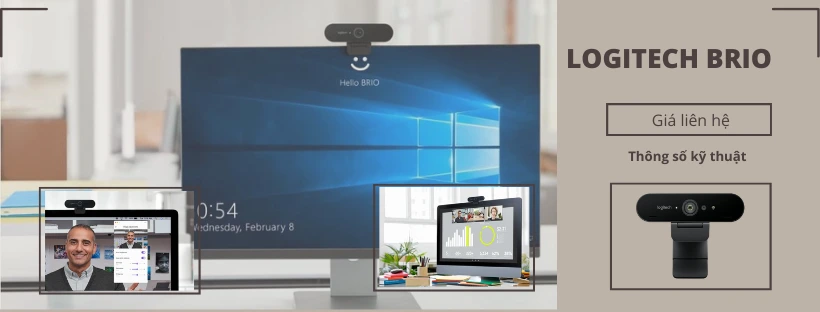 Thông số kỹ thuật webcam Logitech Brio