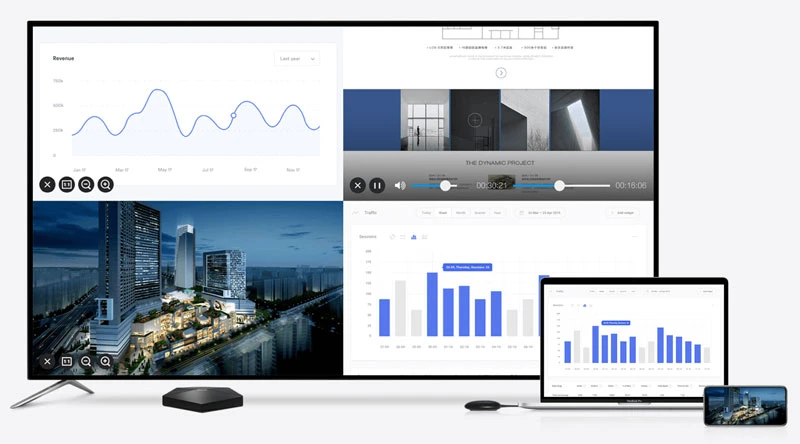 Thiết bị phục vụ trình chiếu không dây MaxHub WB01