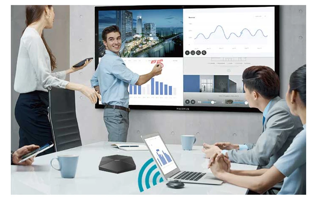 Thiết bị chia sẻ màn hình không dây MaxHub WT02