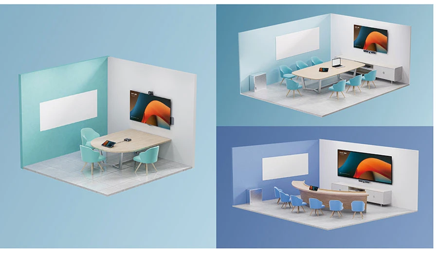 Tính linh hoạt để dễ dàng ghép nối với các thiết bị ngoại vi AV hiện có trong phòng tập trung và khu vực nhỏ