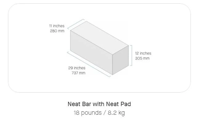 Trọng lượng và kích thước hộp
