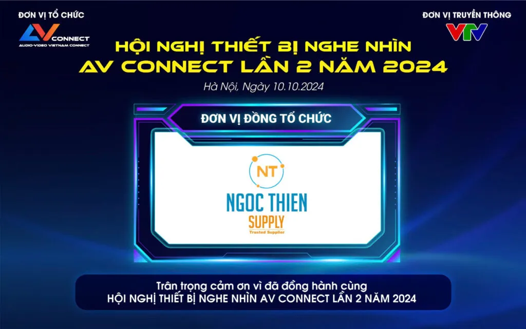 Thông tin sự kiện Hội nghị thiết bị nghe nhìn – AV CONNECT LẦN 2 NĂM 2024