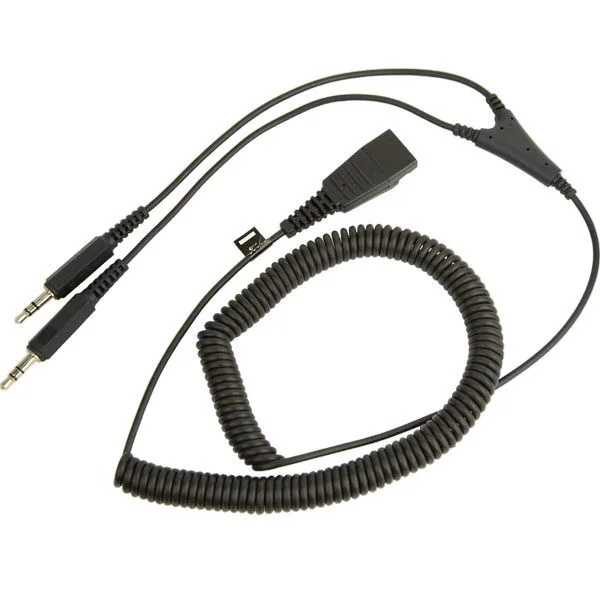 Cáp kết nối Jabra PC Cord - QD to 2x3.5mm