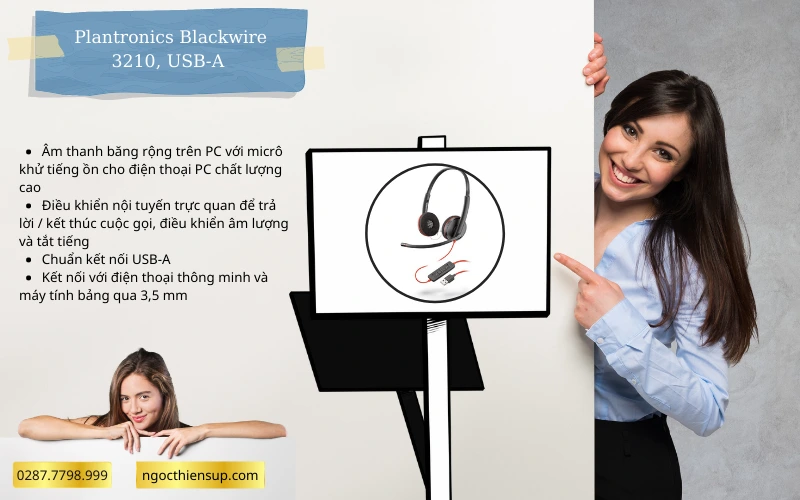 Plantronics Blackwire 3220 USB-A