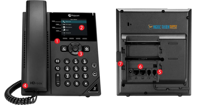 Các tính năng của Polycom VVX250
