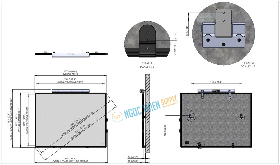Màn hình tương tác Promethean ActivBoard Touch 78