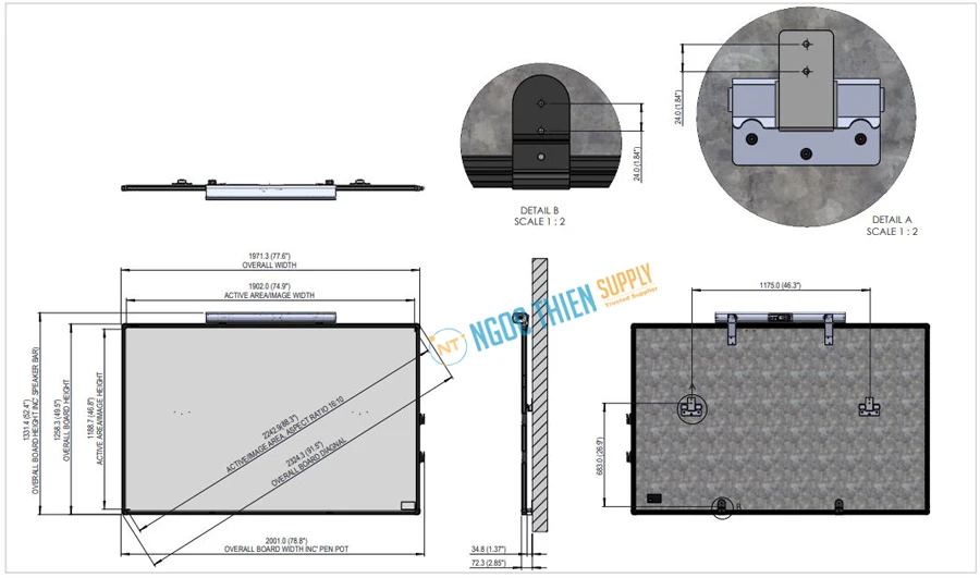 Màn hình tương tác Promethean ActivBoard Touch 88