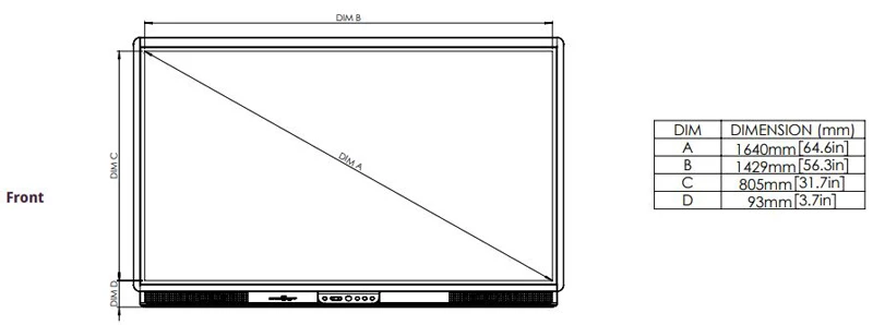 Màn hình tương tác Promethean ActivPanel 9 65 inch