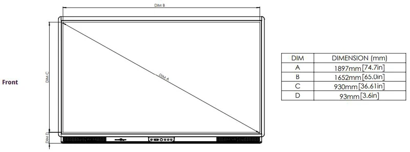 Màn hình tương tác Promethean ActivPanel 9 75 inch