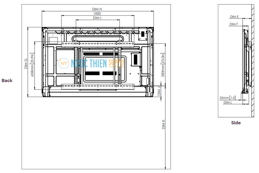 Màn hình tương tác Promethean ActivPanel Cobalt 65