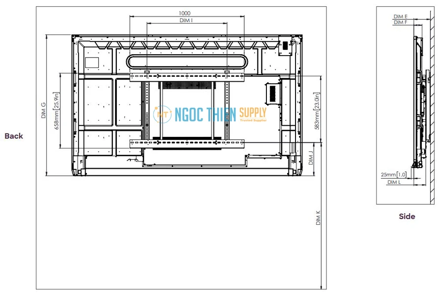 Màn hình tương tác Promethean ActivPanel Cobalt 86