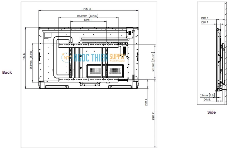 Màn hình tương tác Promethean ActivPanel Titanium 70