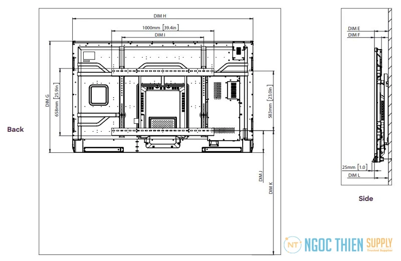 Màn hình tương tác Promethean ActivPanel Titanium 75