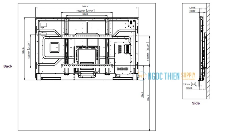 Màn hình tương tác Promethean ActivPanel Titanium 86