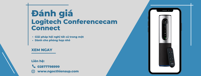 Đánh giá webcam Logitech Conferencecam Connect
