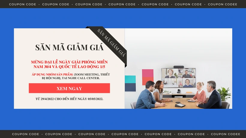 Săn mã giảm giá chào mừng Đại lễ 30/4 và 1/5