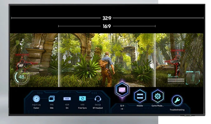 Tính năng Super Ultrawide GameView & Game Bar