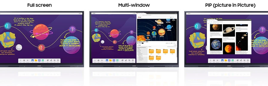 Hiển thị nhiều màn hình cùng lúc
