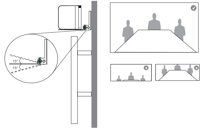Điều chỉnh độ nghiêng của máy ảnh