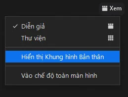 Cách hiển thị khung hình bản thân trên Zoom